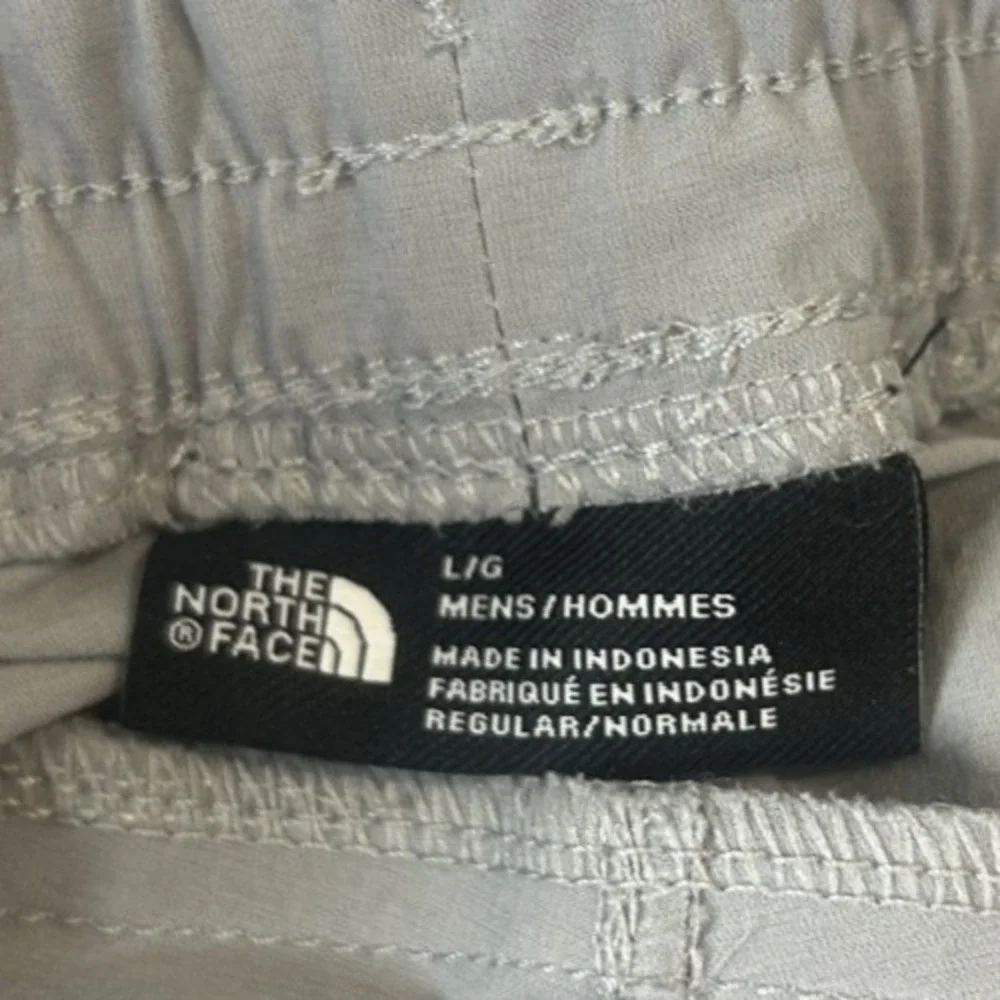 The North Face Mens Gray Athletic Jogger Pants Size L Outdoor Travel Performance
