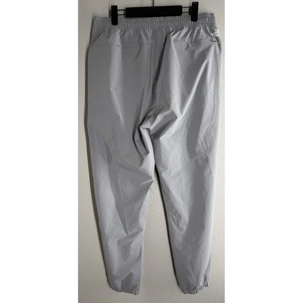 The North Face Mens Gray Athletic Jogger Pants Size L Outdoor Travel Performance