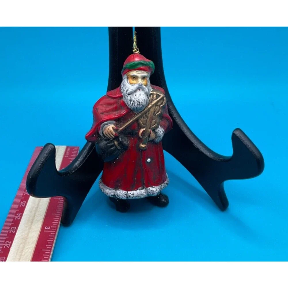 Old World Father Christmas Tree Ornament Decor Vintage Plastic‎ Classic Design