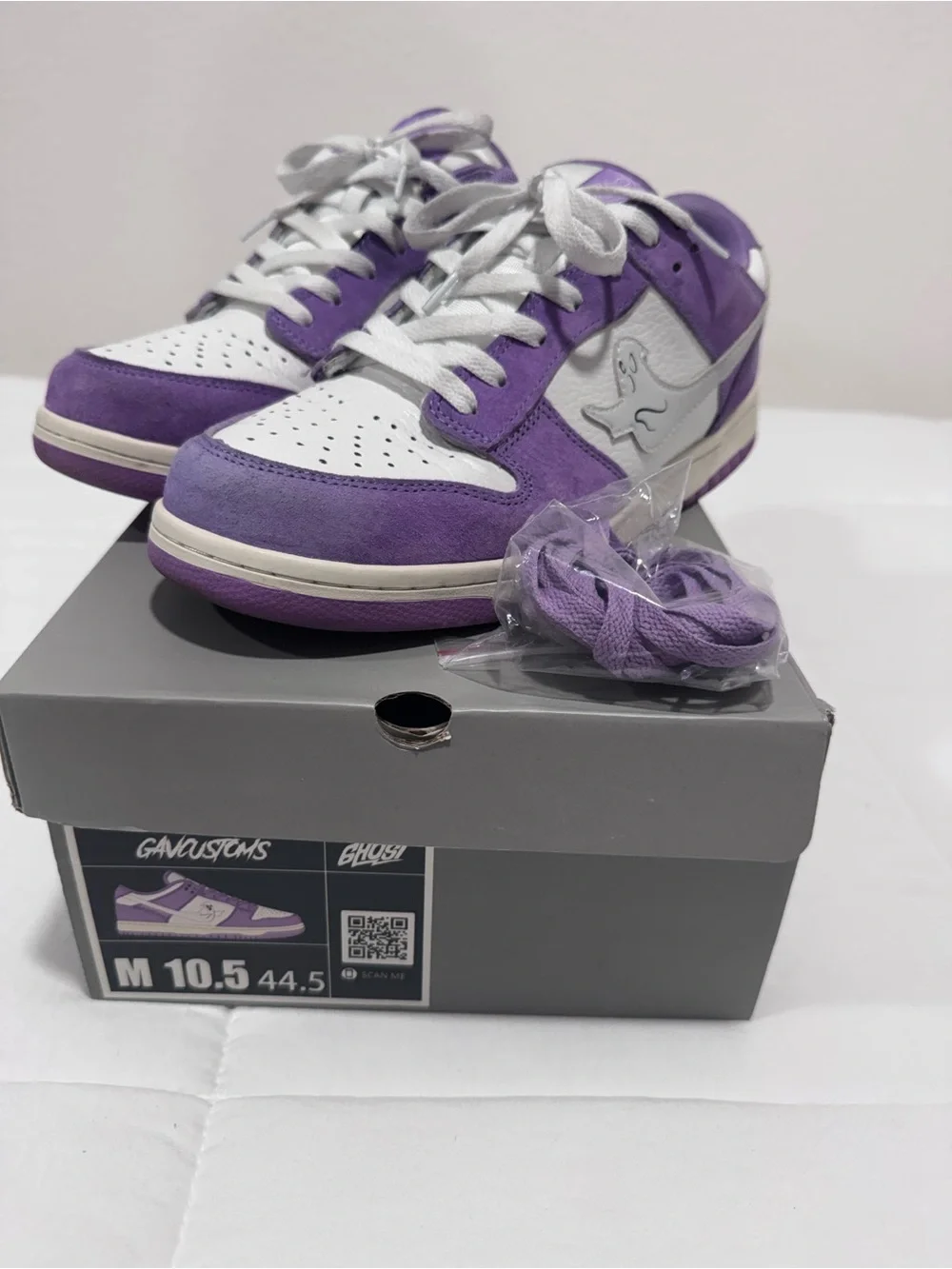 N/A purple suede