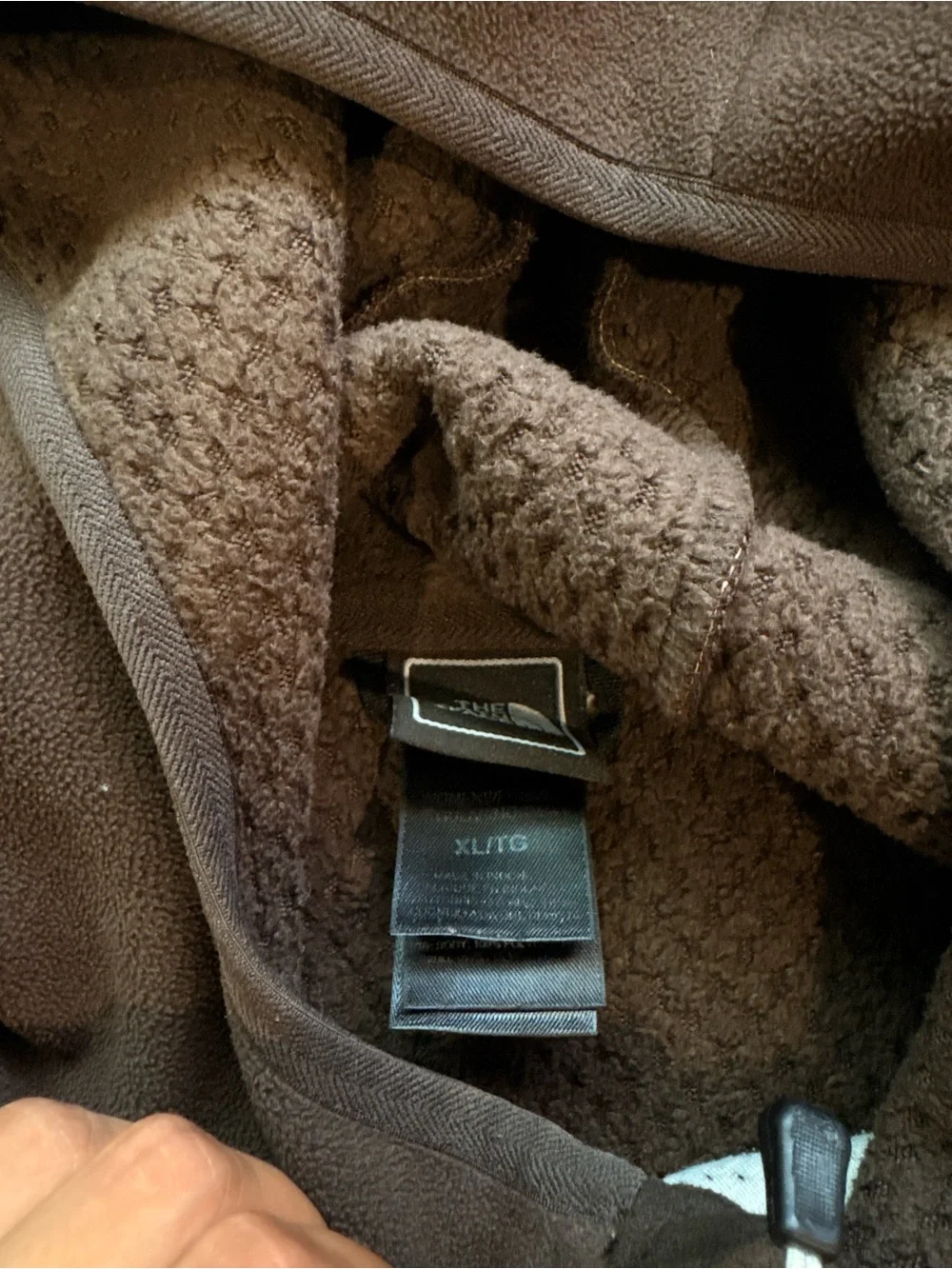 The North Face Brown Sherpa Fleece Hoodie