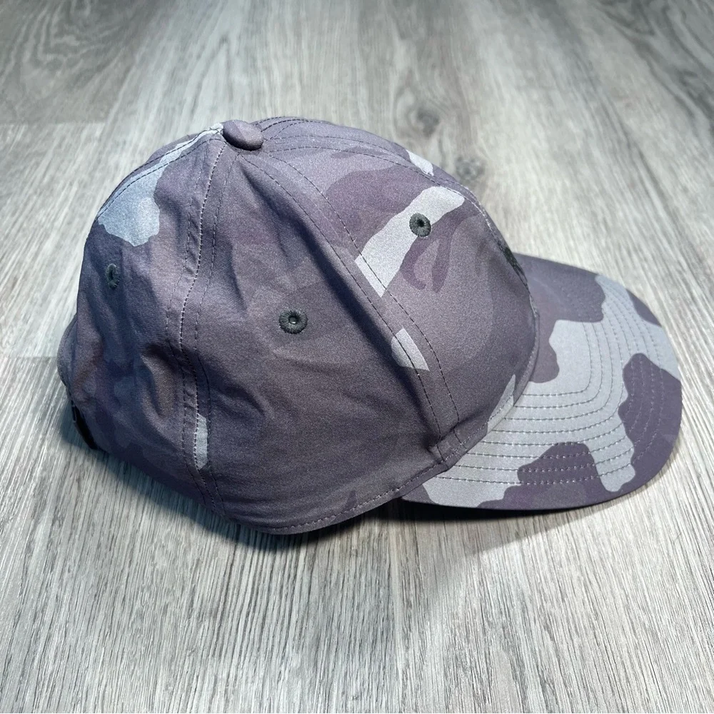 Polo Ralph Lauren Men's Grey Camo Pony Logo‎ Twill Baseball Hat Golf Adjustable