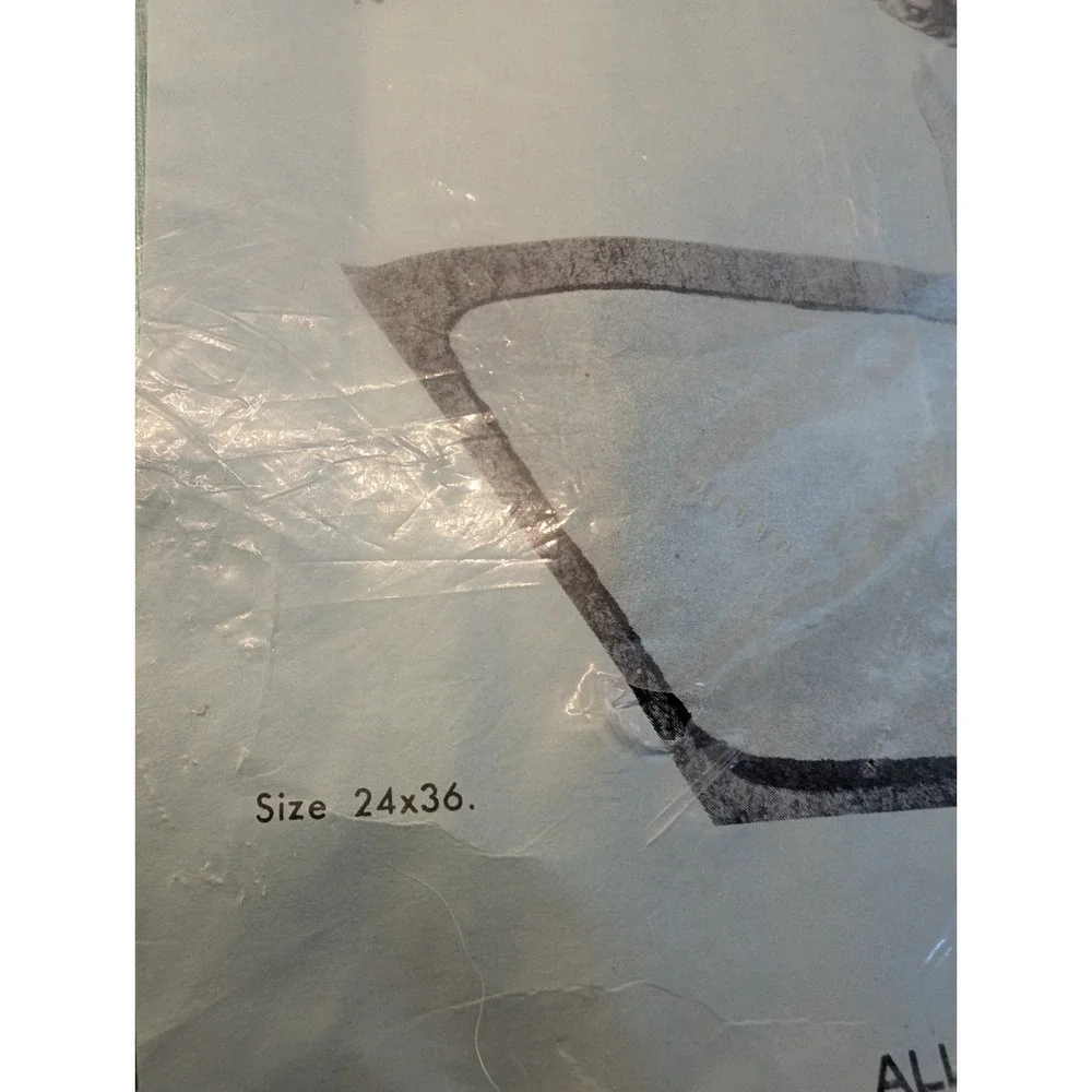 Vintage Traveler's Teflon Ironing Cover-Pad Mint Metallic Gustin‎ Kramer Co