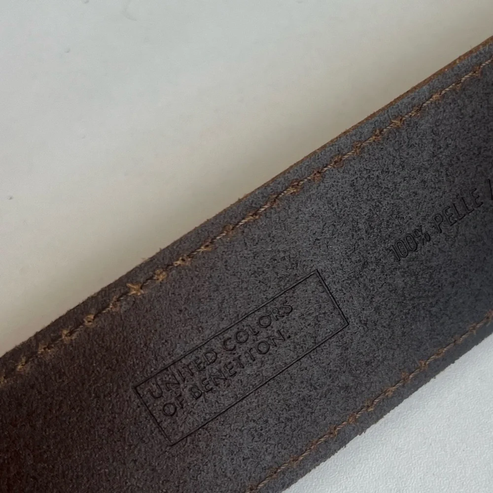 Vintage United Colors of‎ Benetton Italian Leather Belt