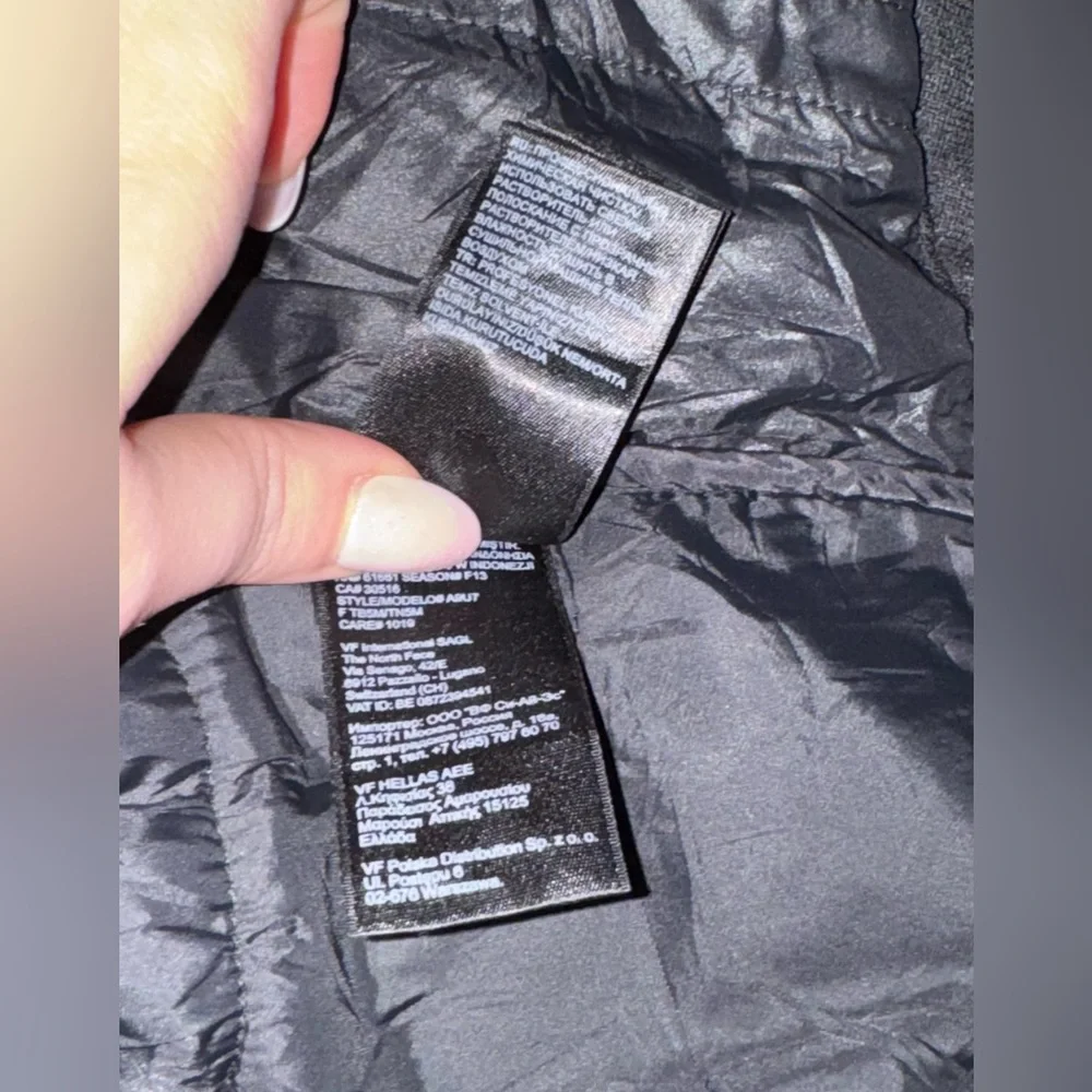 The North Face nylon inch