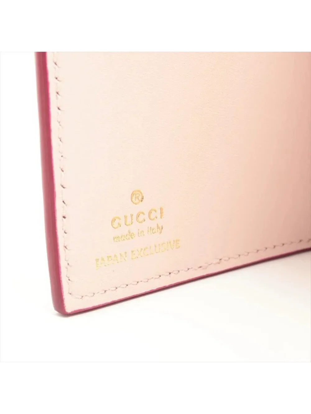 Gucci Yuko Higuchi Collaboration Double Bicolor Small Wallet Leather GG Supreme
