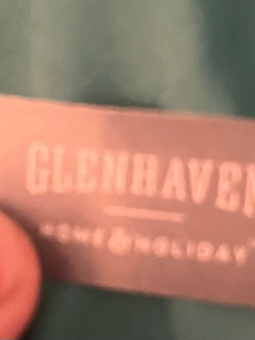 GlenHaven clear crystal