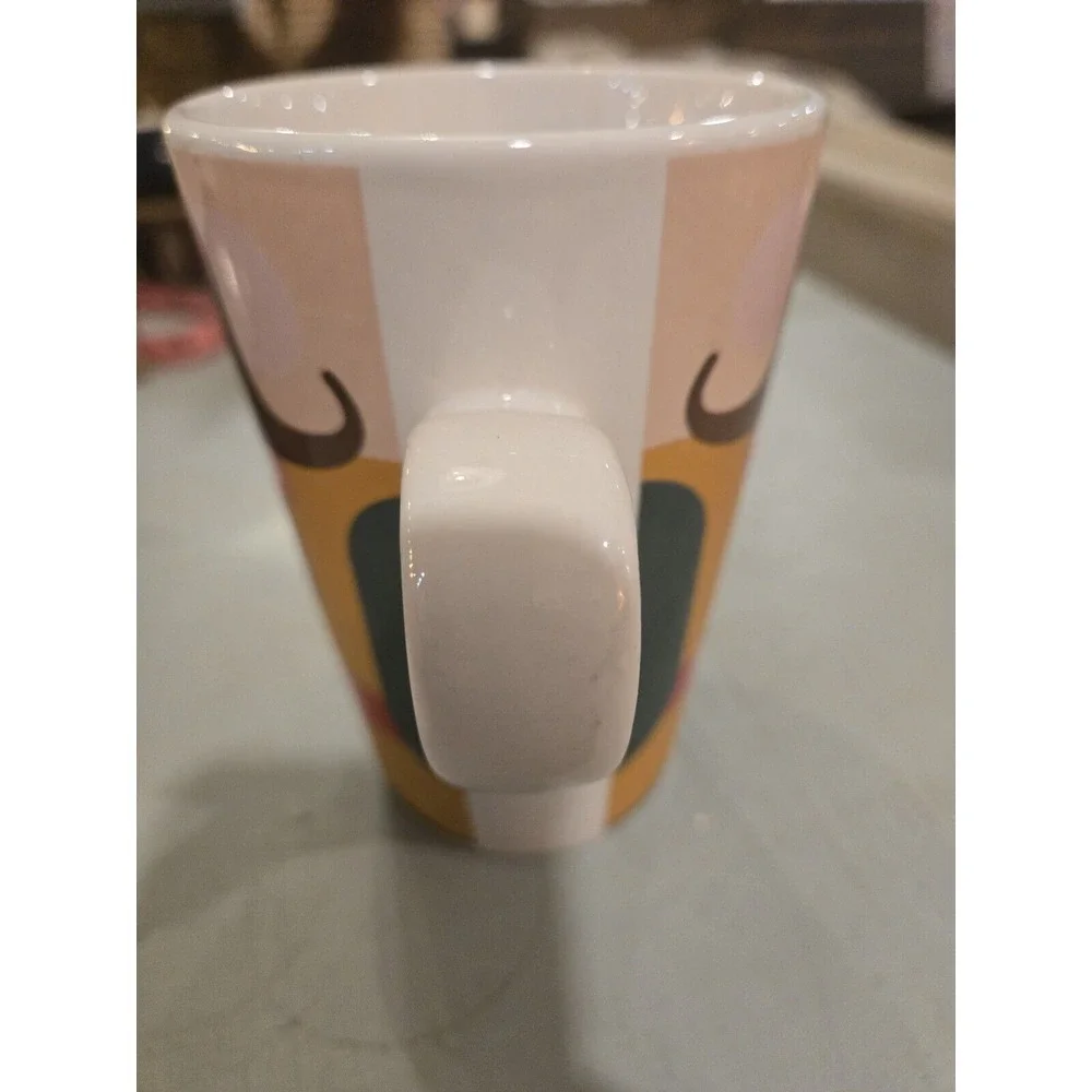 VINTAGE Nutcracker Mustache Teeth‎ Suit Cute Ceramic Mug Christmas EUC W1
