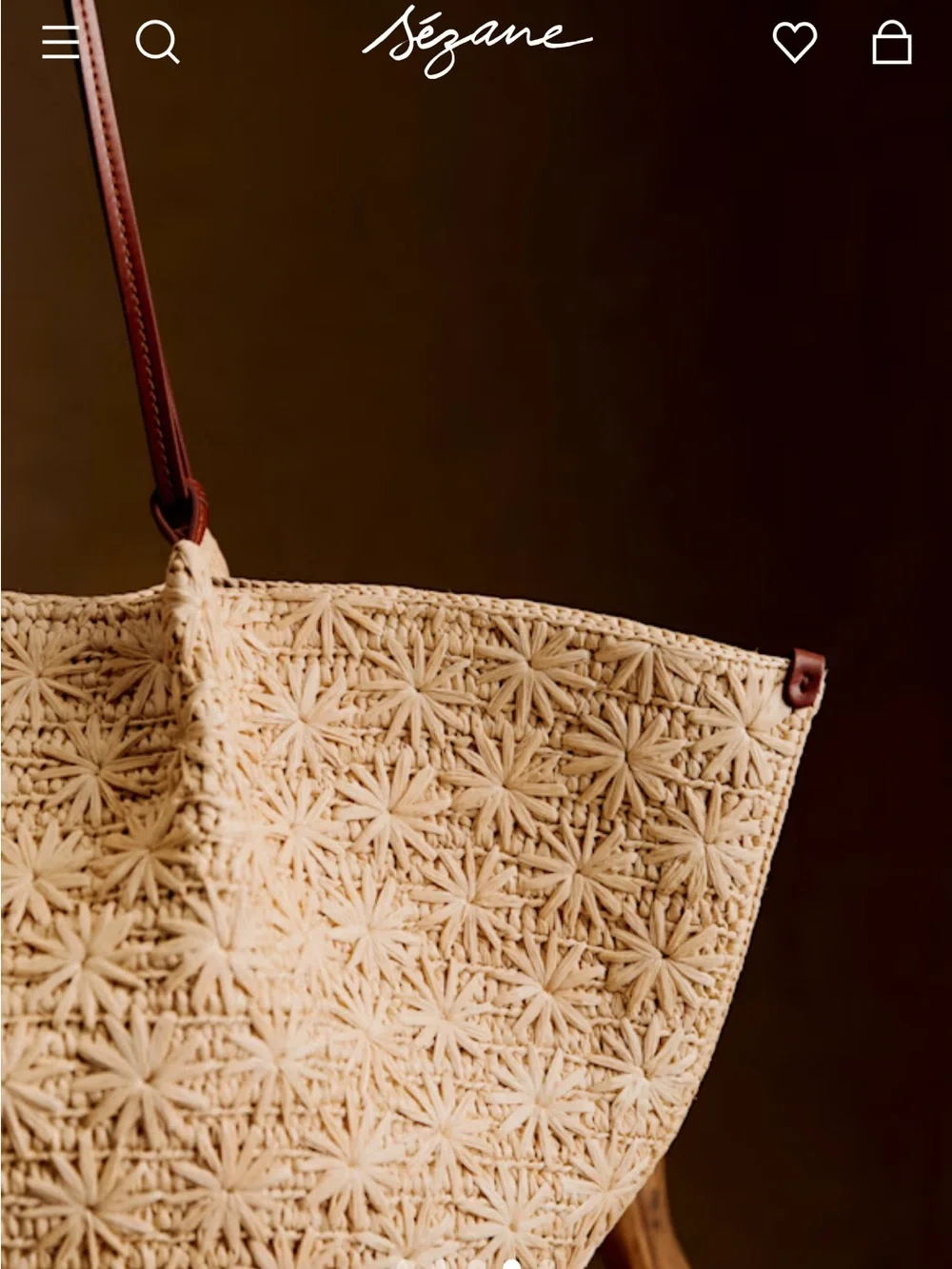 Sezane textured casual warm