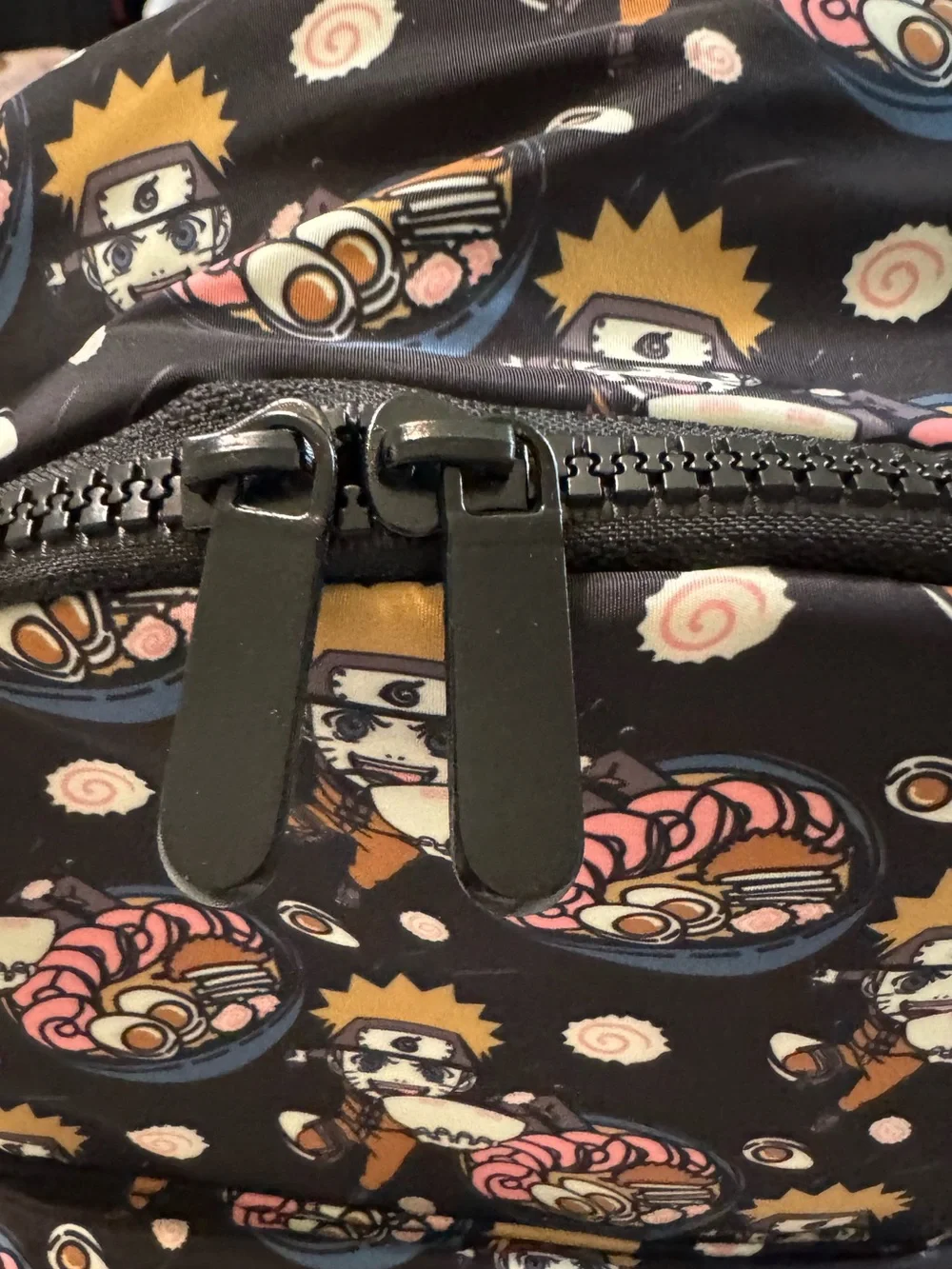 Naruto Anime-Print Mini Backpack - BlackNWT