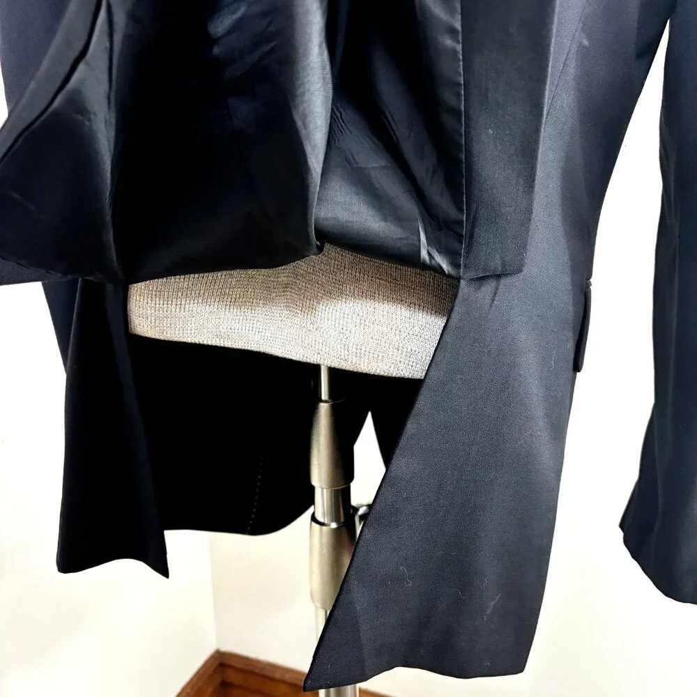 Stile Benetton Sport Coat Blazer 50 EU/40-41 US Wool‎ Blend Slim Fit Suit Jacket