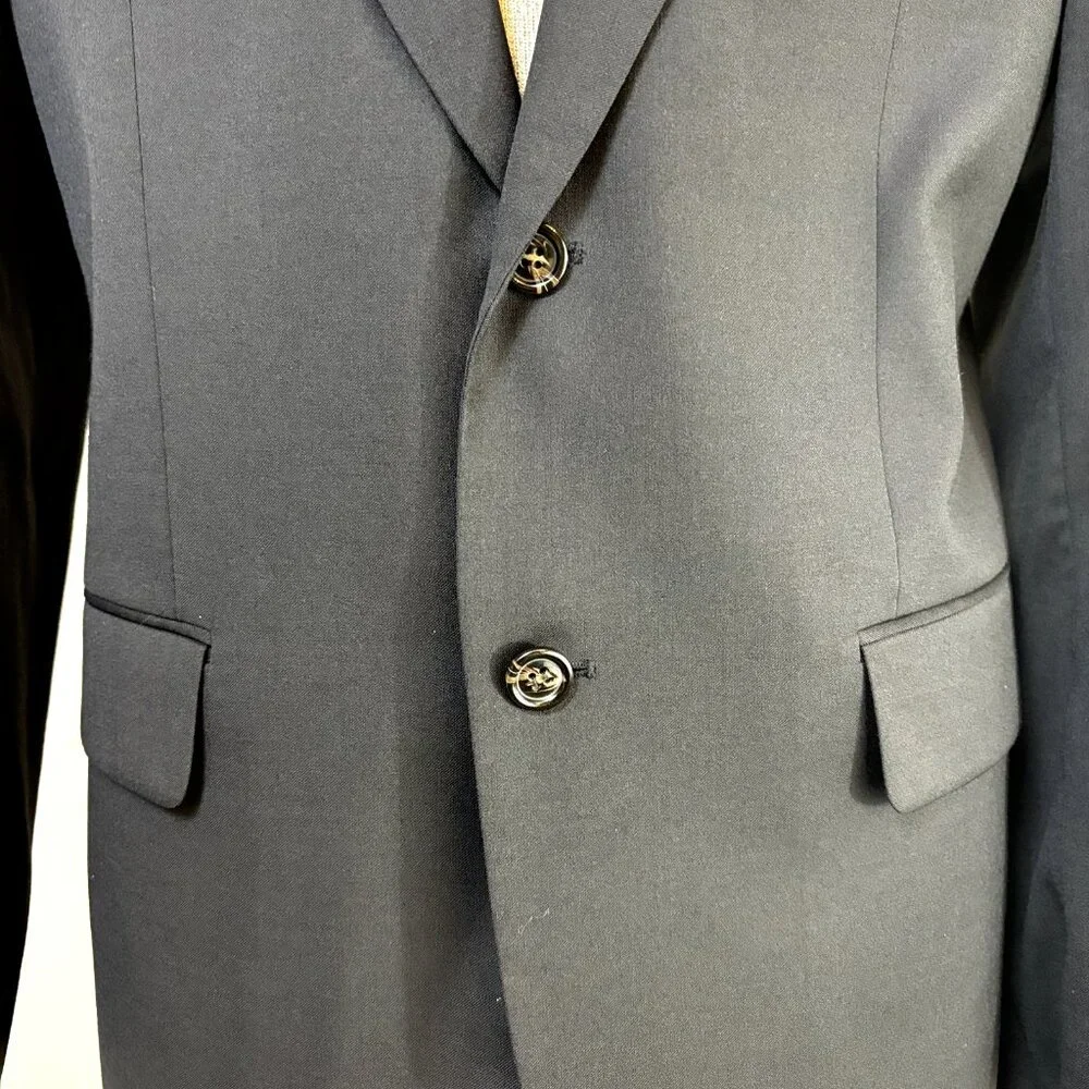 Stile Benetton Sport Coat Blazer 50 EU/40-41 US Wool‎ Blend Slim Fit Suit Jacket