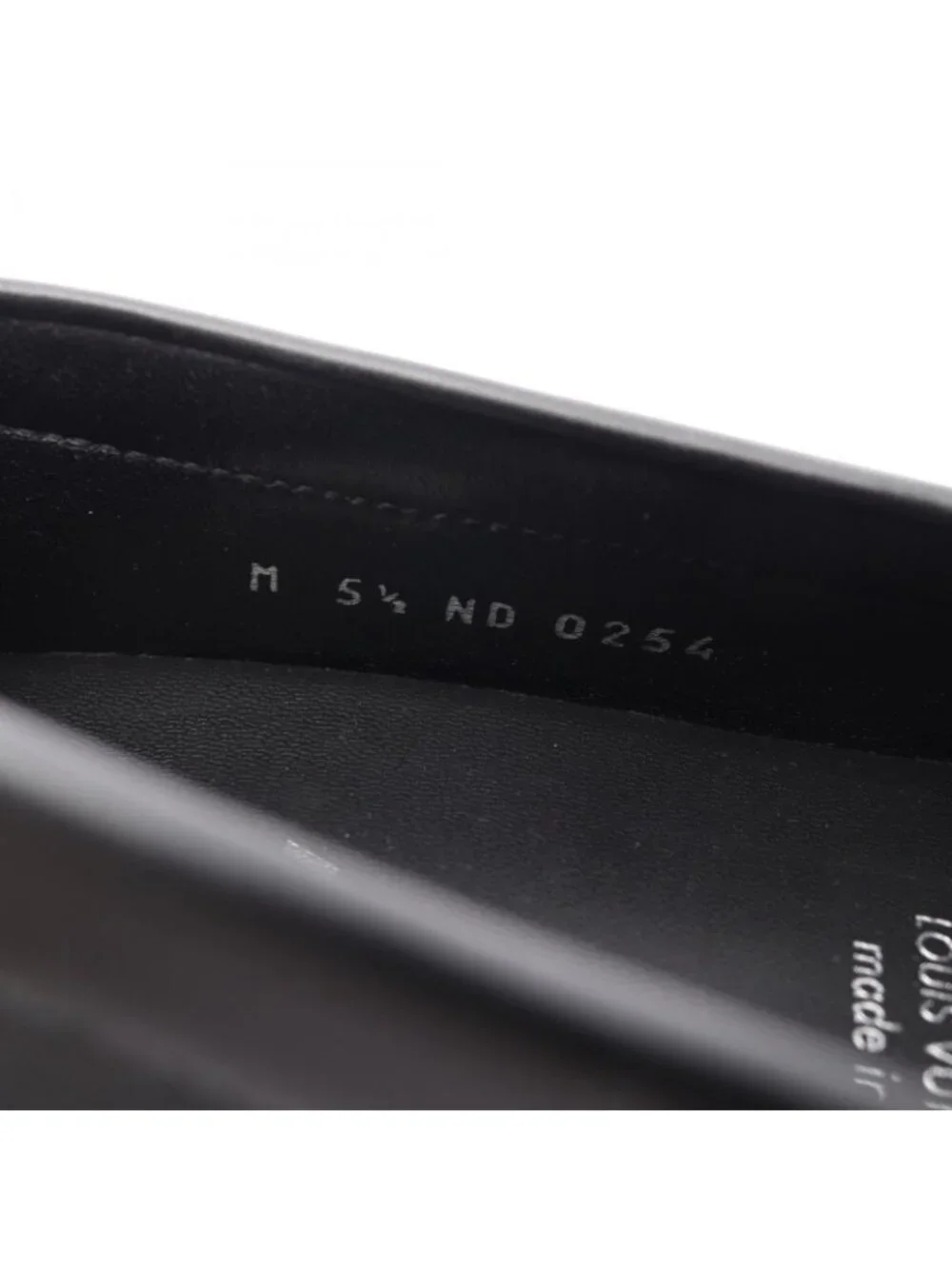 Louis Vuitton Shoes LV Driver Line Black Leather Driving
