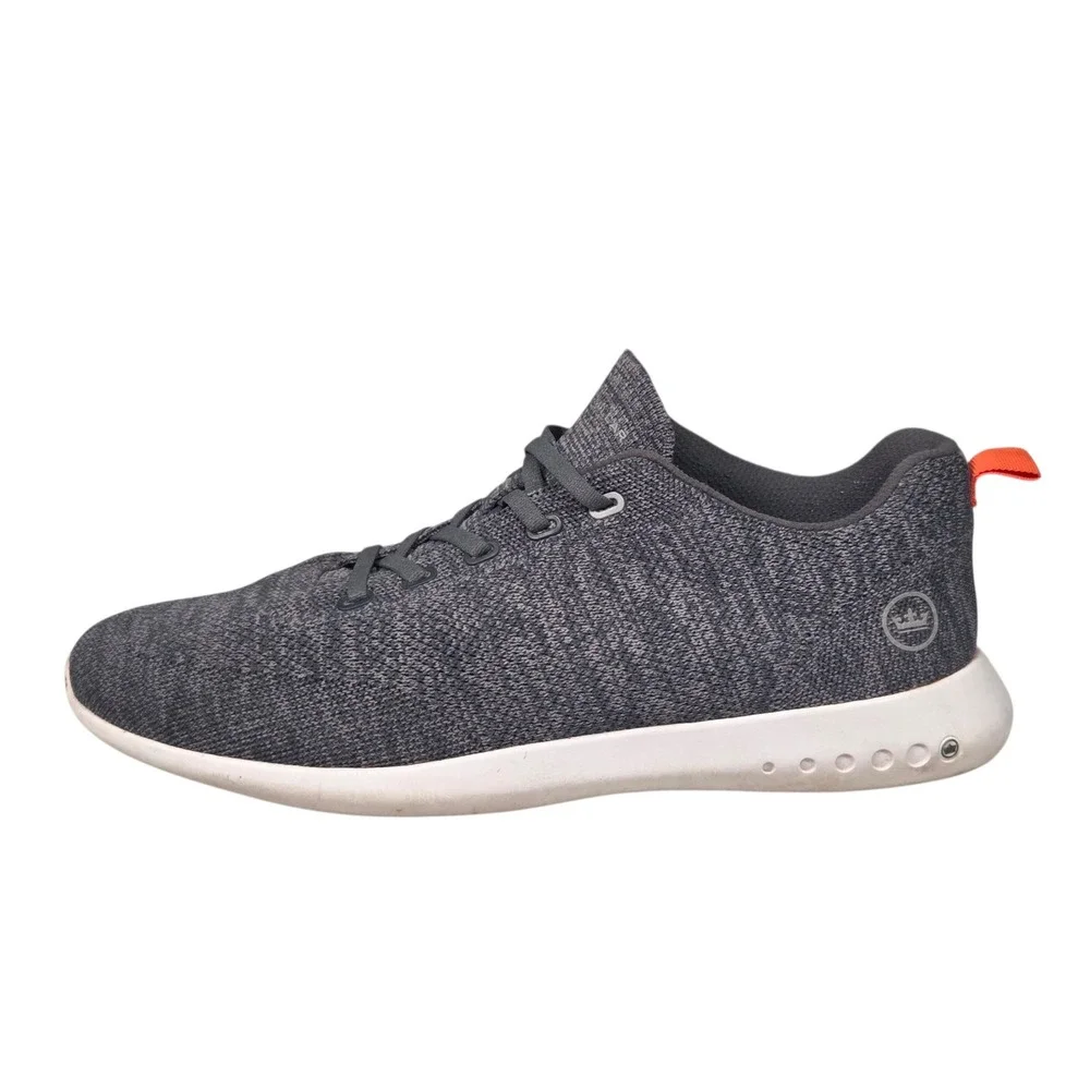 Peter Millar Apollo Knit Sneaker Mens 12 Gray Lace Up Low Top Walking Shoes‎