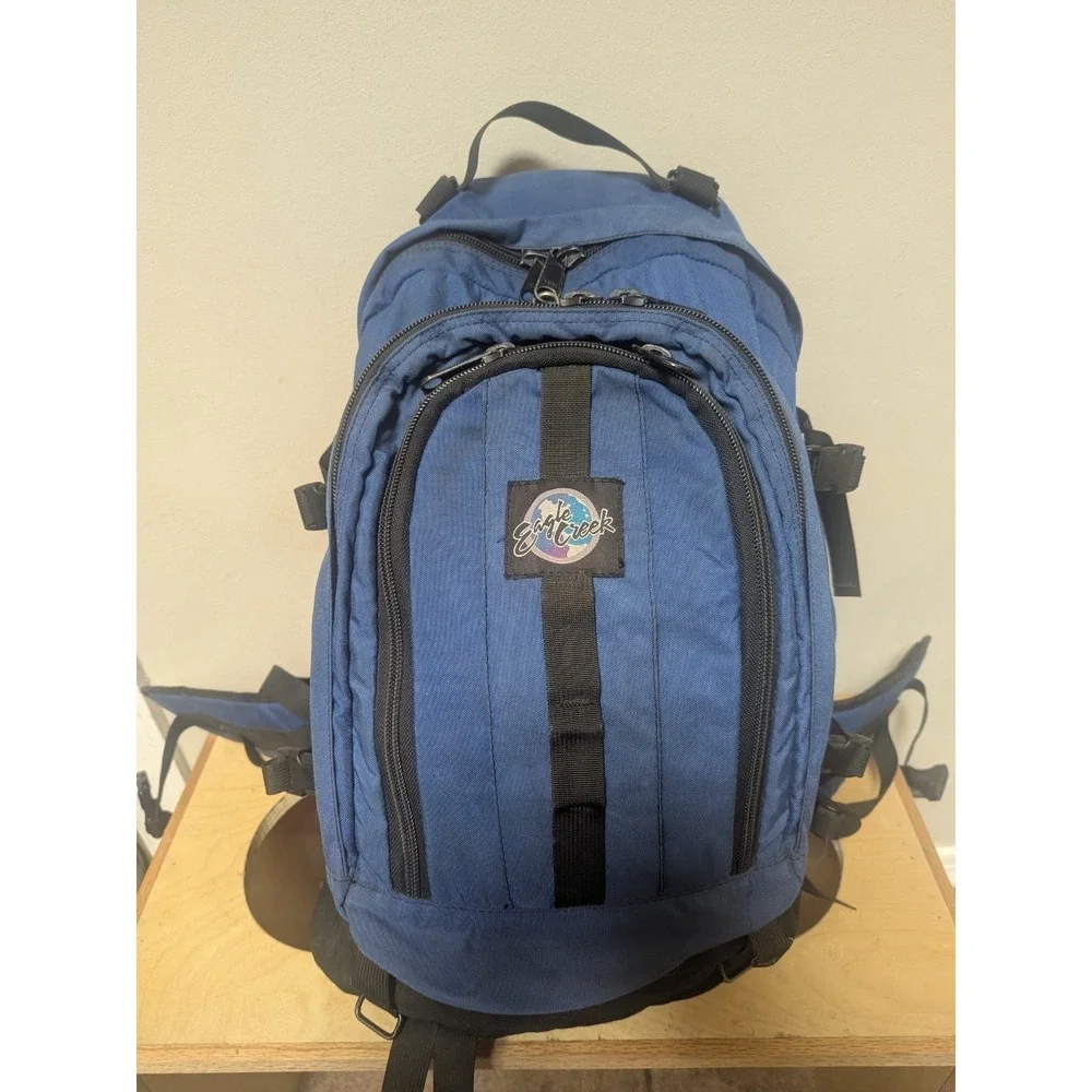 Eagle Creek Travel Backpack Blue Black Carry On Daypack Hiking‎ Waist Belt Value
