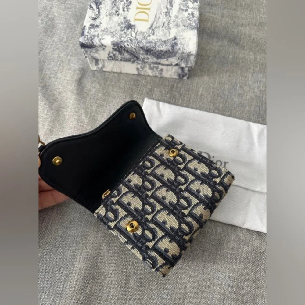 Dior compact wallet