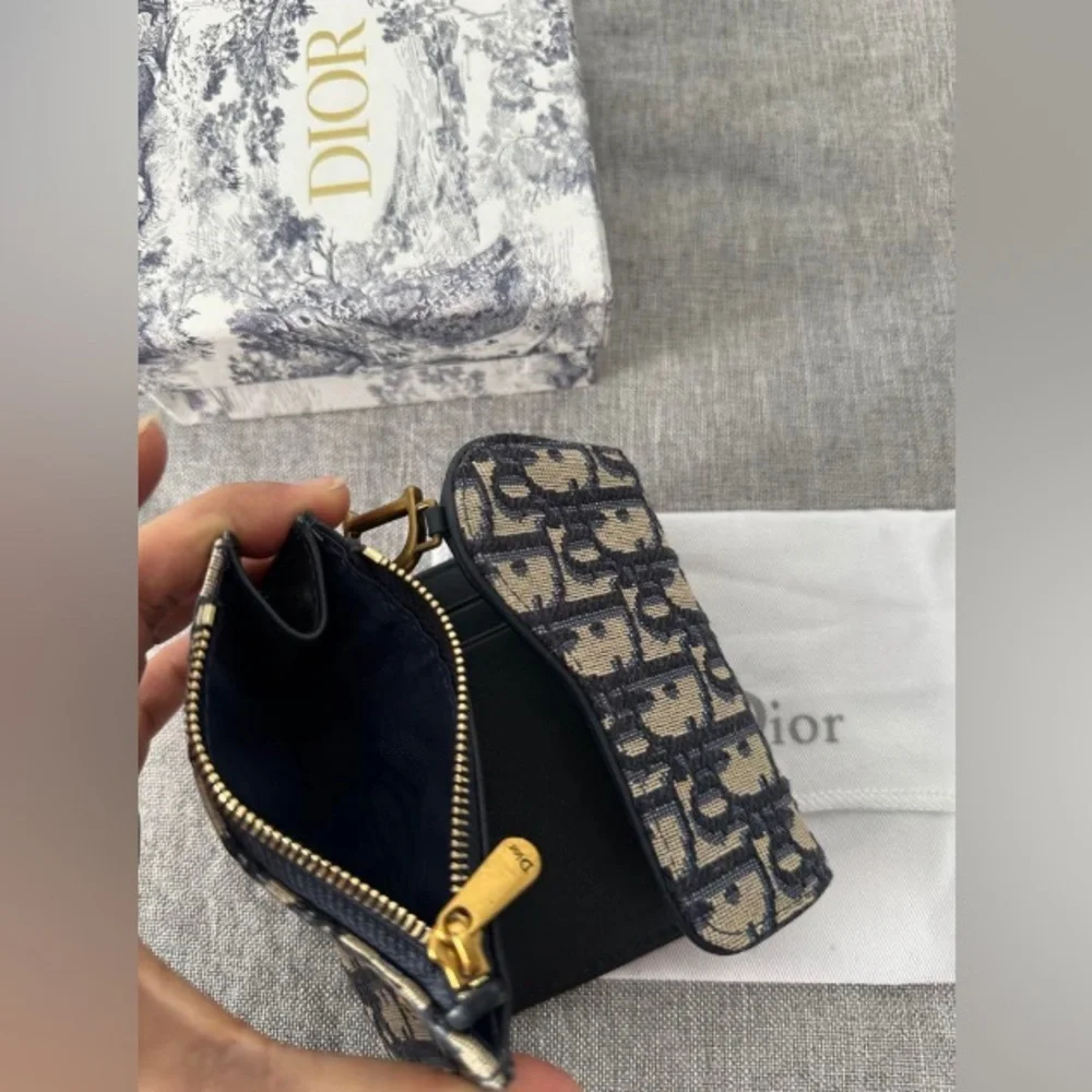 Dior compact wallet