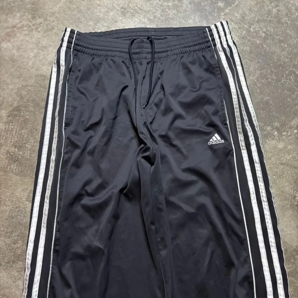 Adidas Men's Black and White Joggers-tracksuits