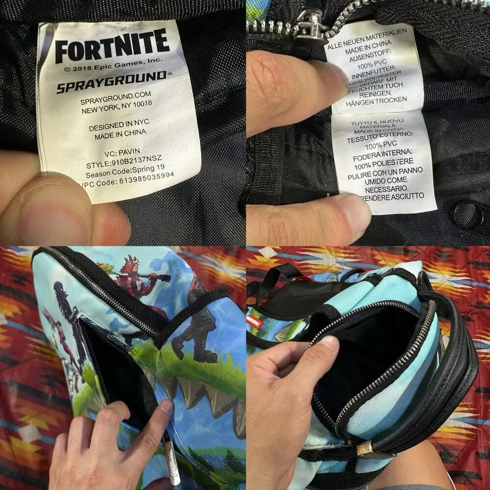 Sprayground Fortnite Shark Royale Limited Edition Backpack Victory Royale