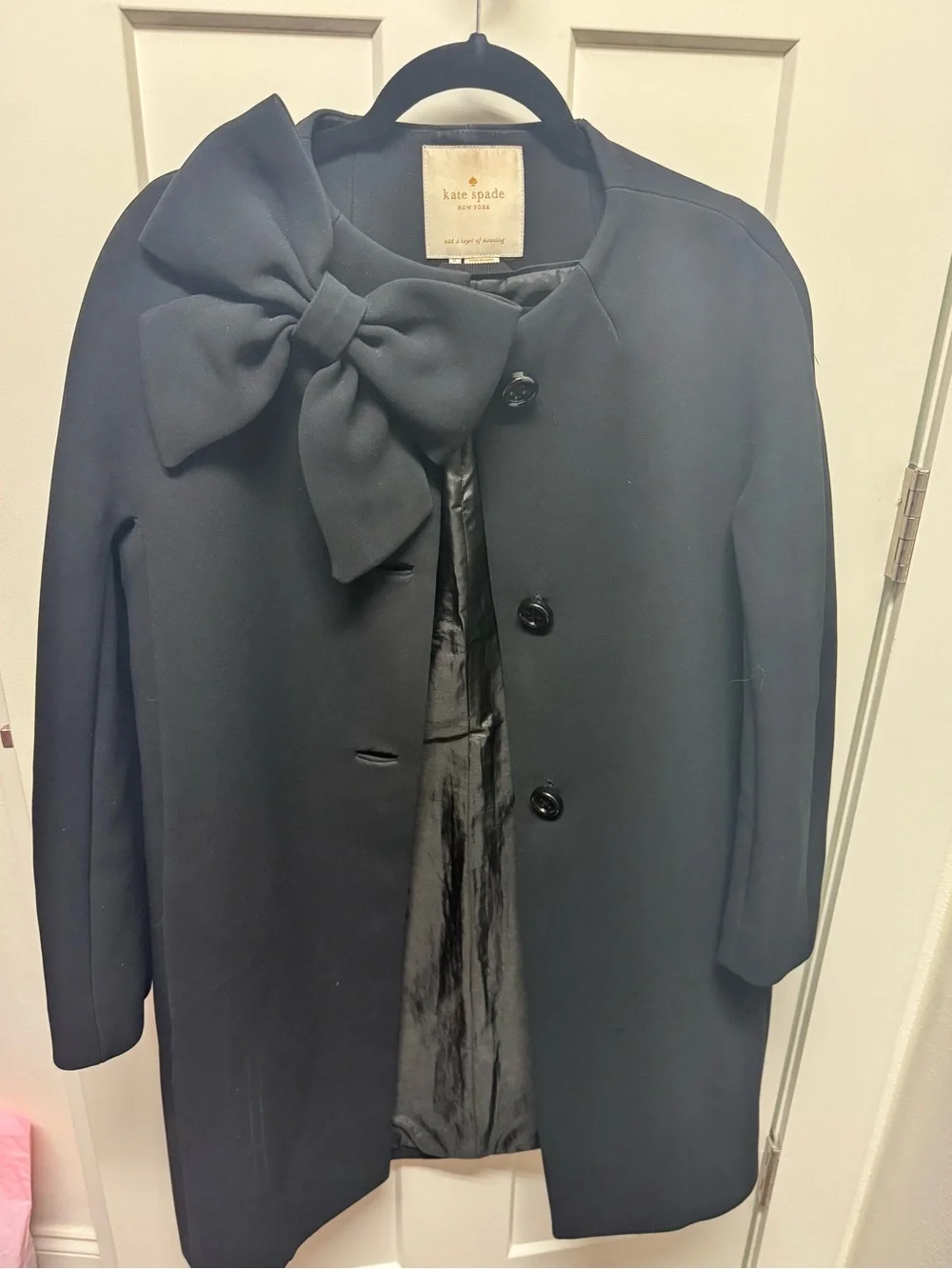 Kate Spade Dorothy Bow Coat 8