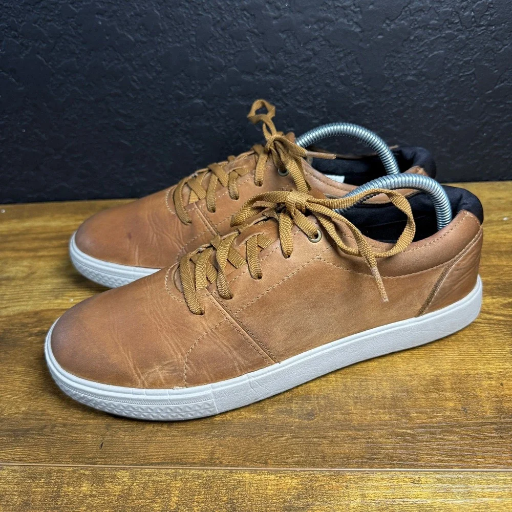 Merrell Barkley J32949 Brown Leather Lifestyle Sneakers‎ Mens Size 8 US 41.5 EU