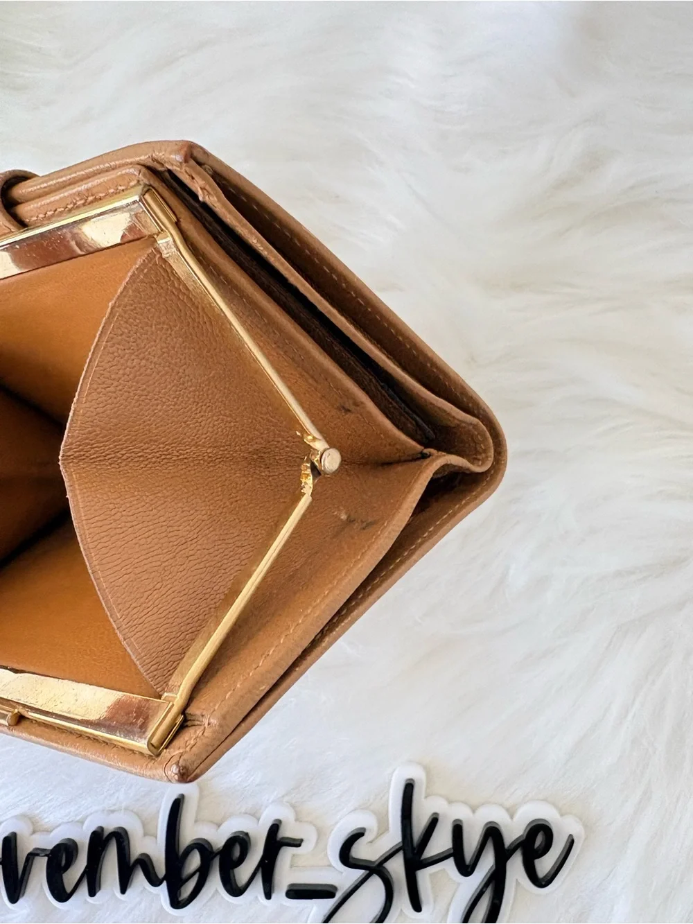 Celine Kisslock Wallet with Triomphe‎ Embossing