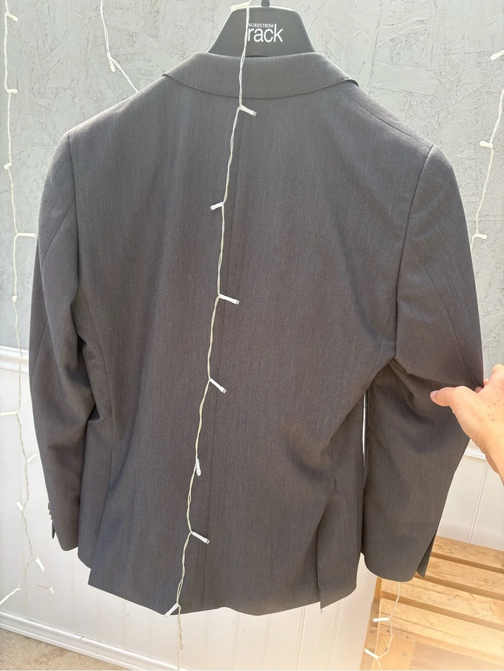 Slim Fit Dark Gray Two-Piece Suit brand new condition and modern look