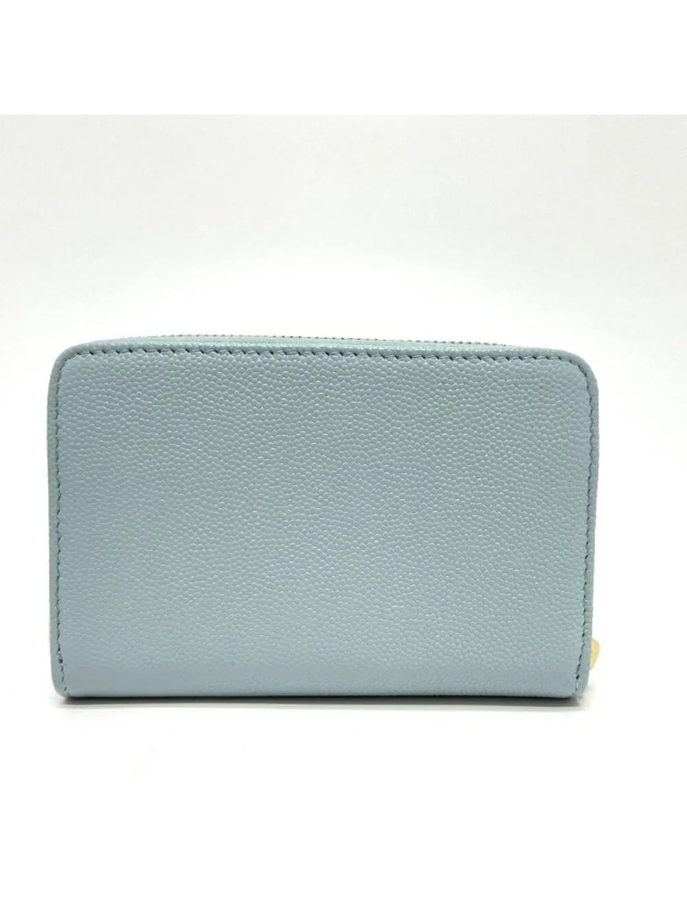 Chanel Coin Case CC Logo Metiers D'art Caviar Leather Blue