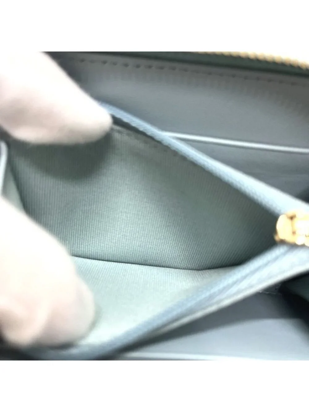 Chanel Coin Case CC Logo Metiers D'art Caviar Leather Blue