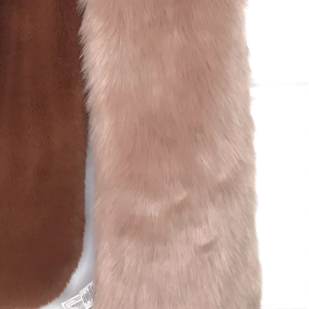 NORDSTROM Halogen NEW Boho Faux Fur Scarf Stole