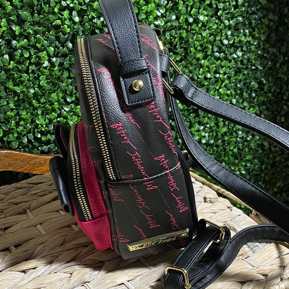 Betsey Johnson backpack design see
