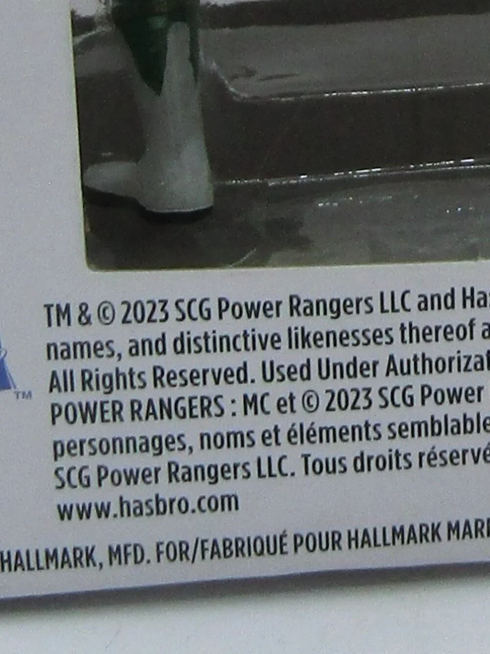 Hallmark power rangers very