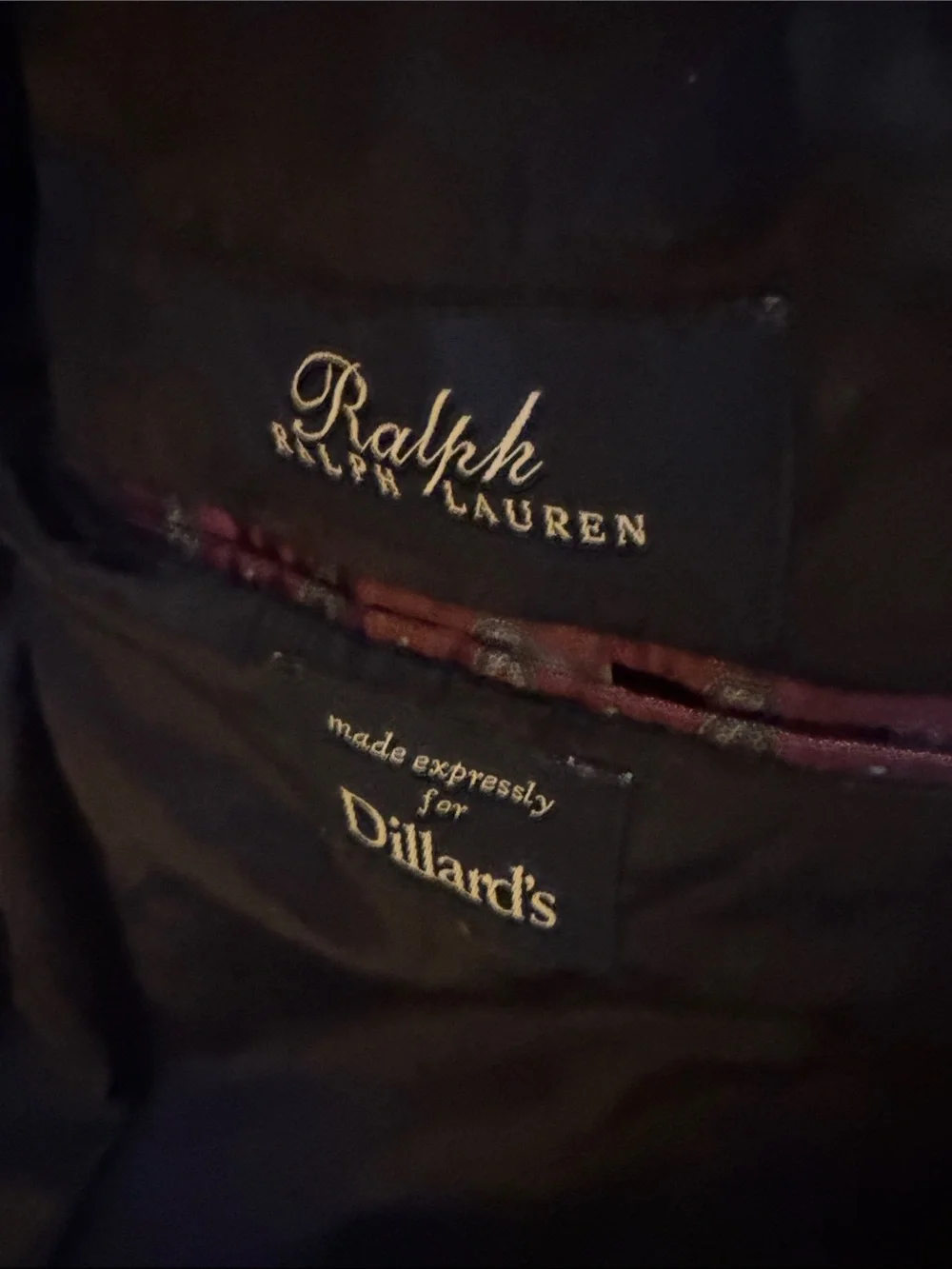 Ralph Lauren trousers pockets