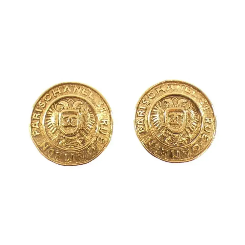 CHANEL Gold Earrings