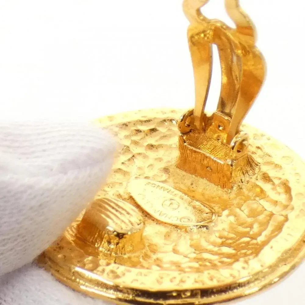 CHANEL gold earrings