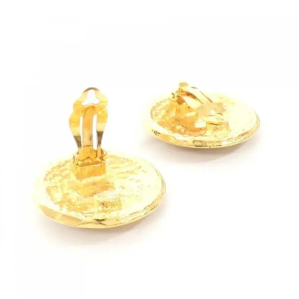 CHANEL gold earrings