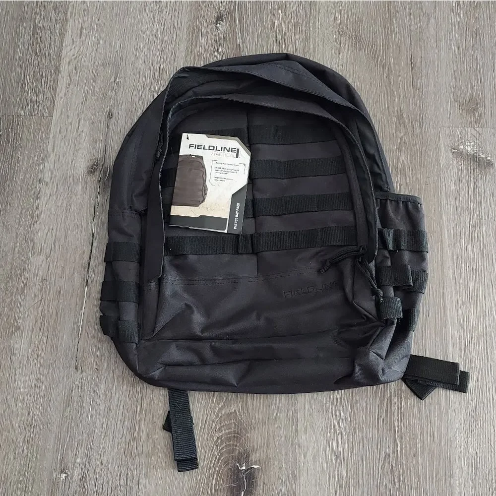 NEW: Fieldline Tactical Black Patrol Day Pack Molle Backpack