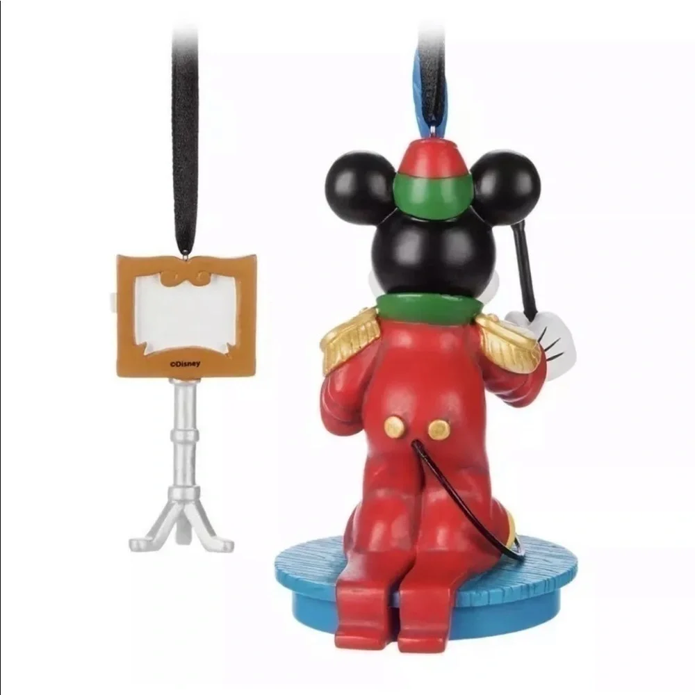 Disney Sketchbook Ornament LE Set Of 2 Mickey Mouse The Band Concert NEW