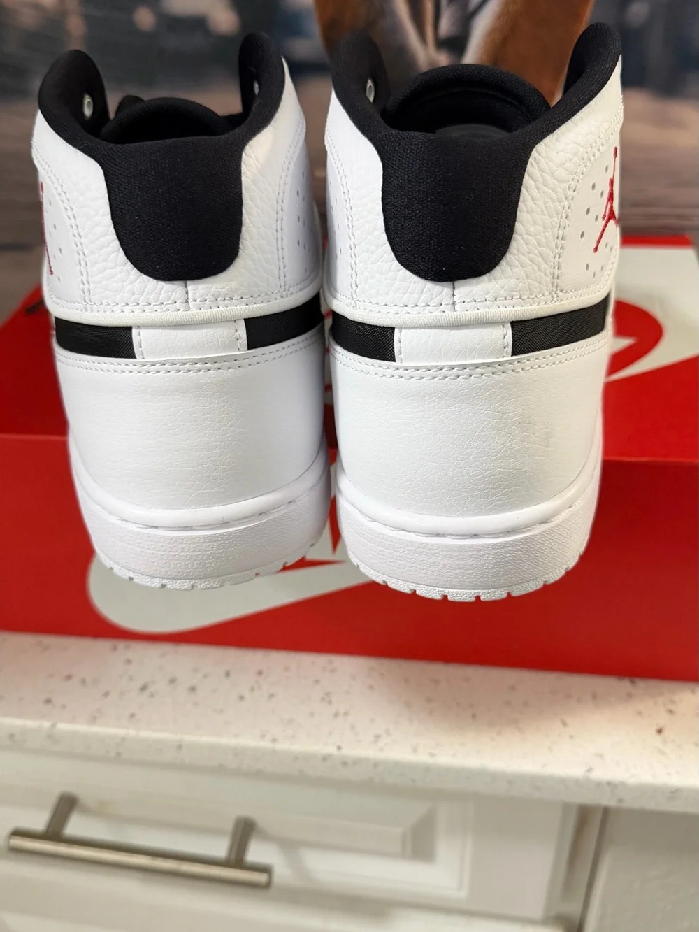 Nike white knit