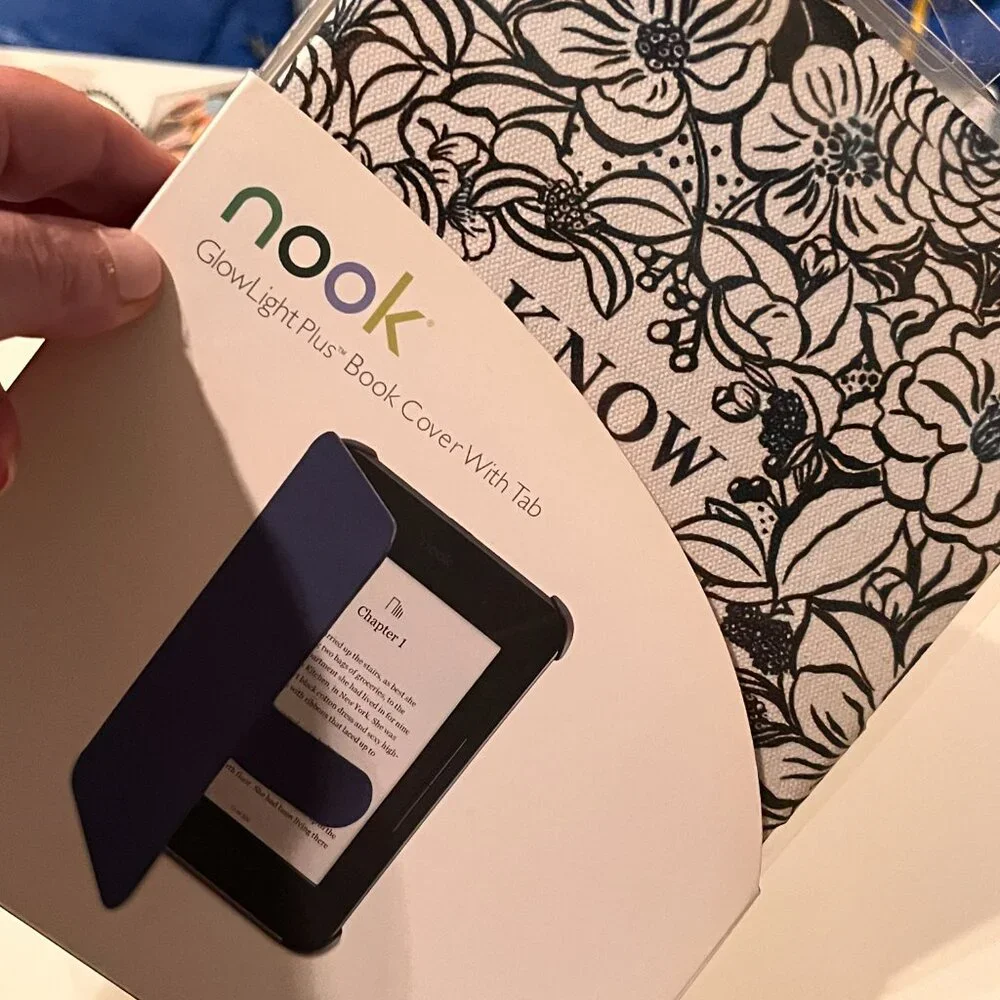 Barnes & Noble Nook GlowLight Plus Cover Jane Austen Theme‎ (e/x) (NEW)