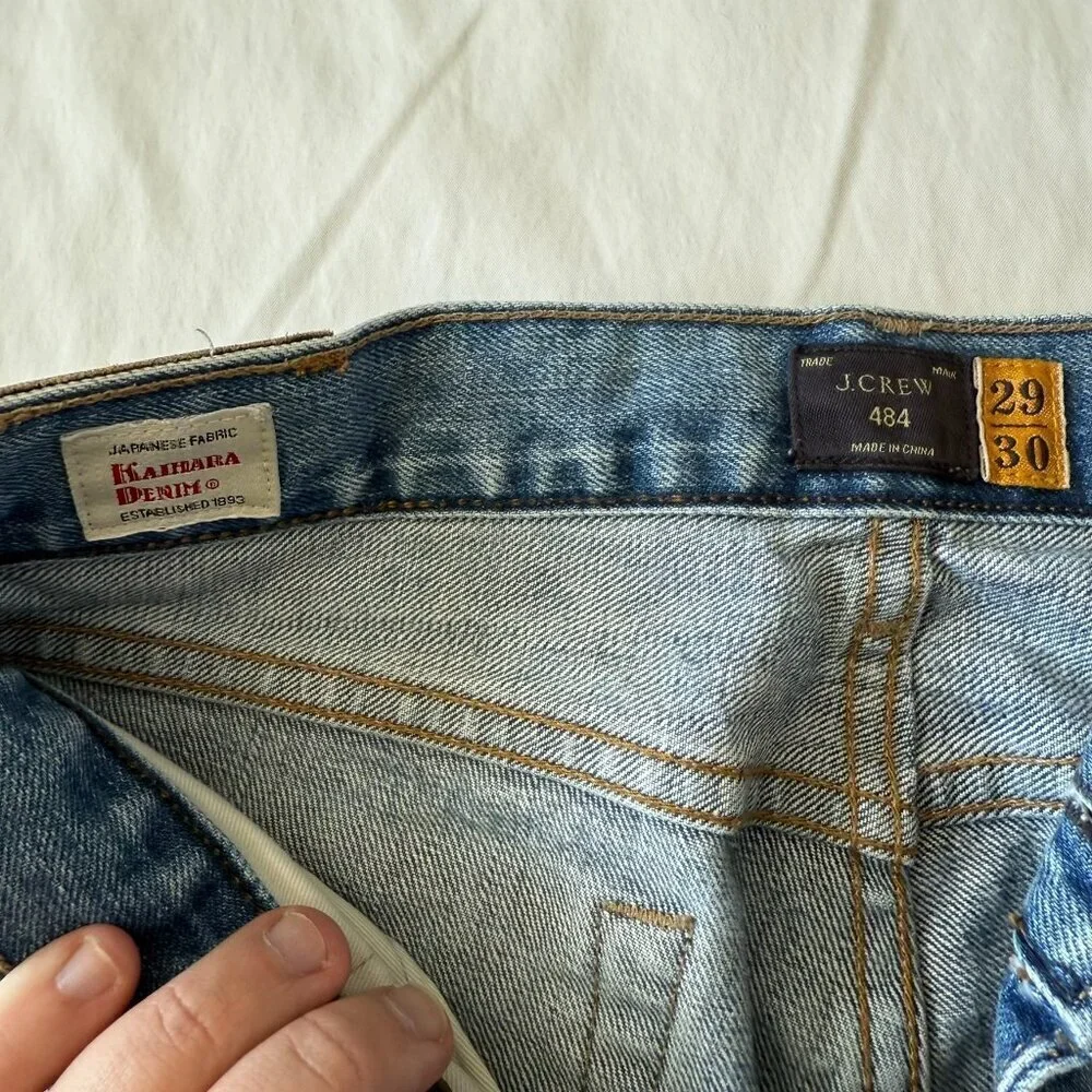 J.Crew 484 Japanese Selvedge Jeans