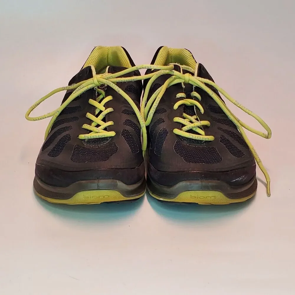 ECCO Biom Natural‎ Motion Running Shoes Black Yellow Mens Size 40 EU