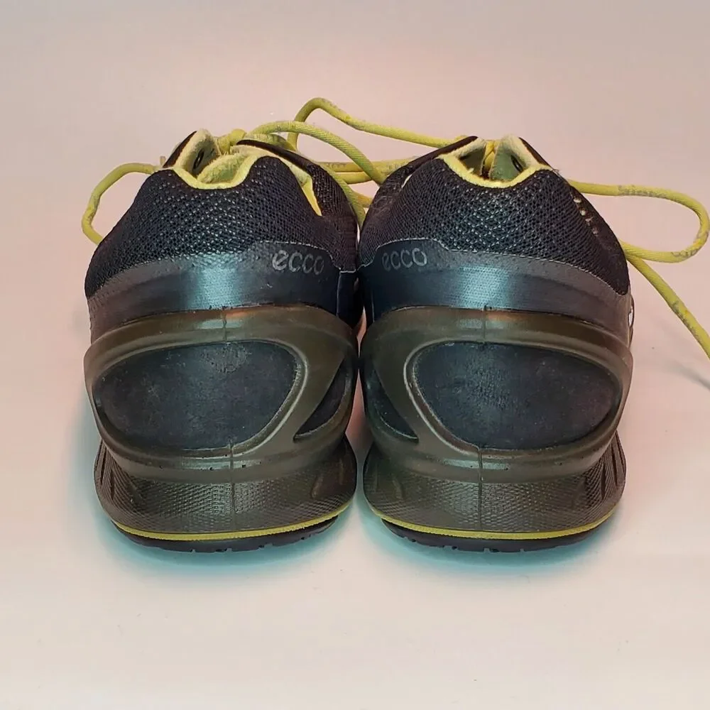 ECCO Biom Natural‎ Motion Running Shoes Black Yellow Mens Size 40 EU