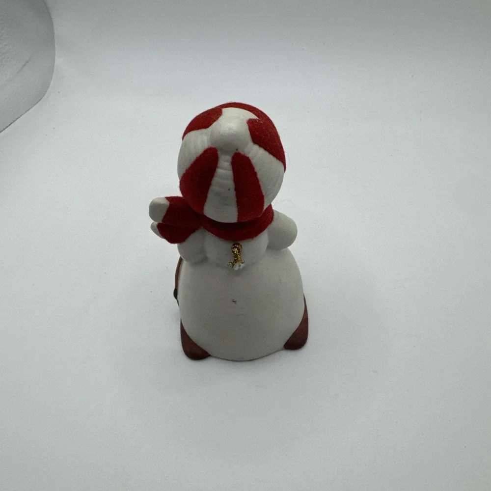Vintage Jasco Skiing Snowman Christmas Bell‎