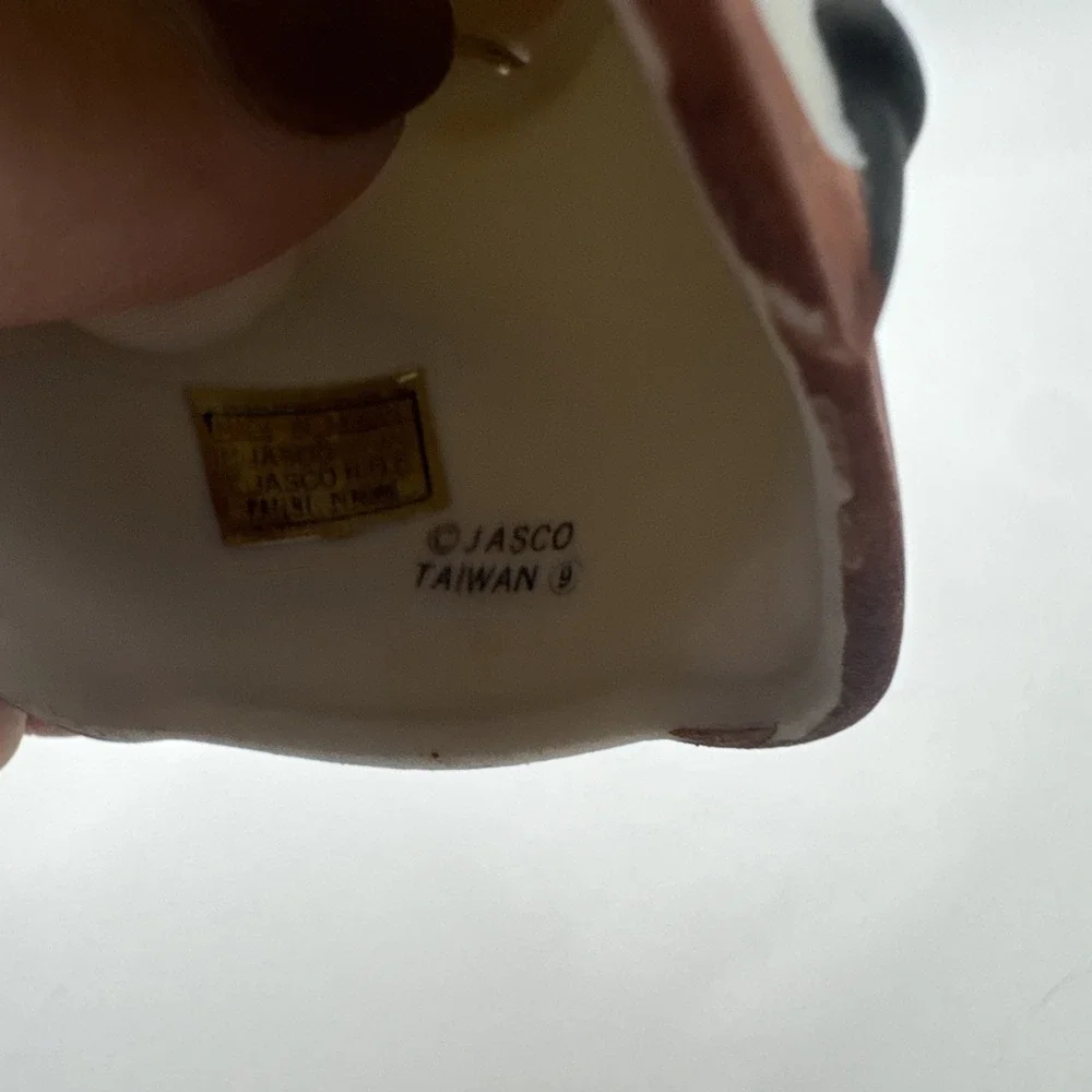Vintage Jasco Skiing Snowman Christmas Bell‎