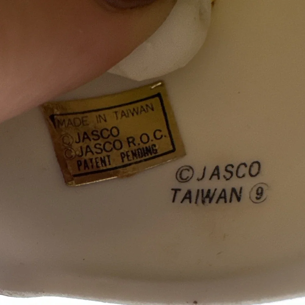 Vintage Jasco Skiing Snowman Christmas Bell‎