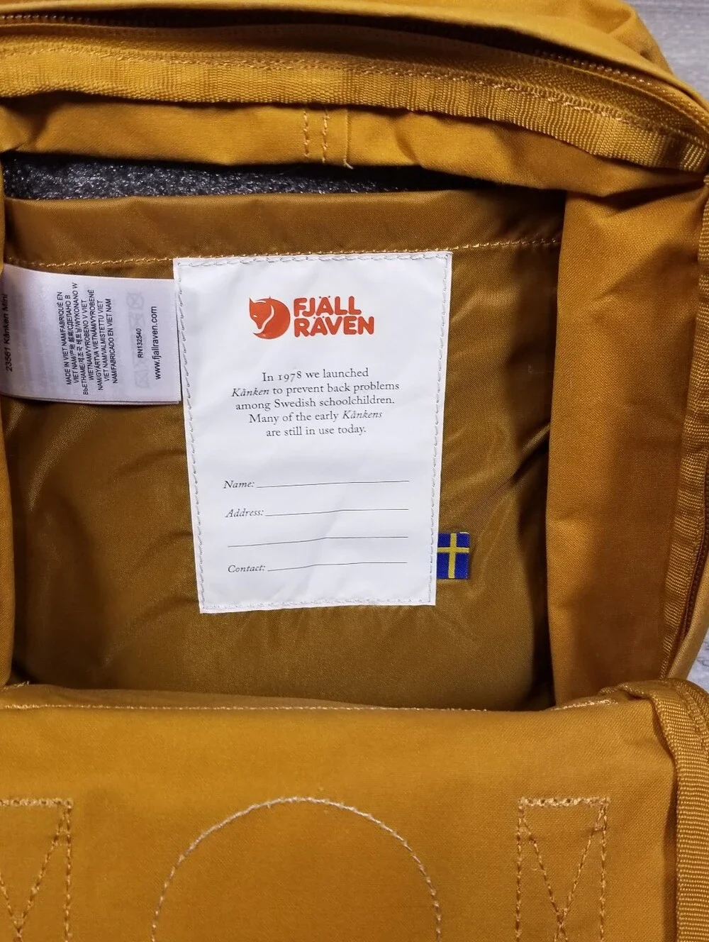 Fjallraven Kanken Mini Backpack Terracotta Brown Small Lightweight Pockets