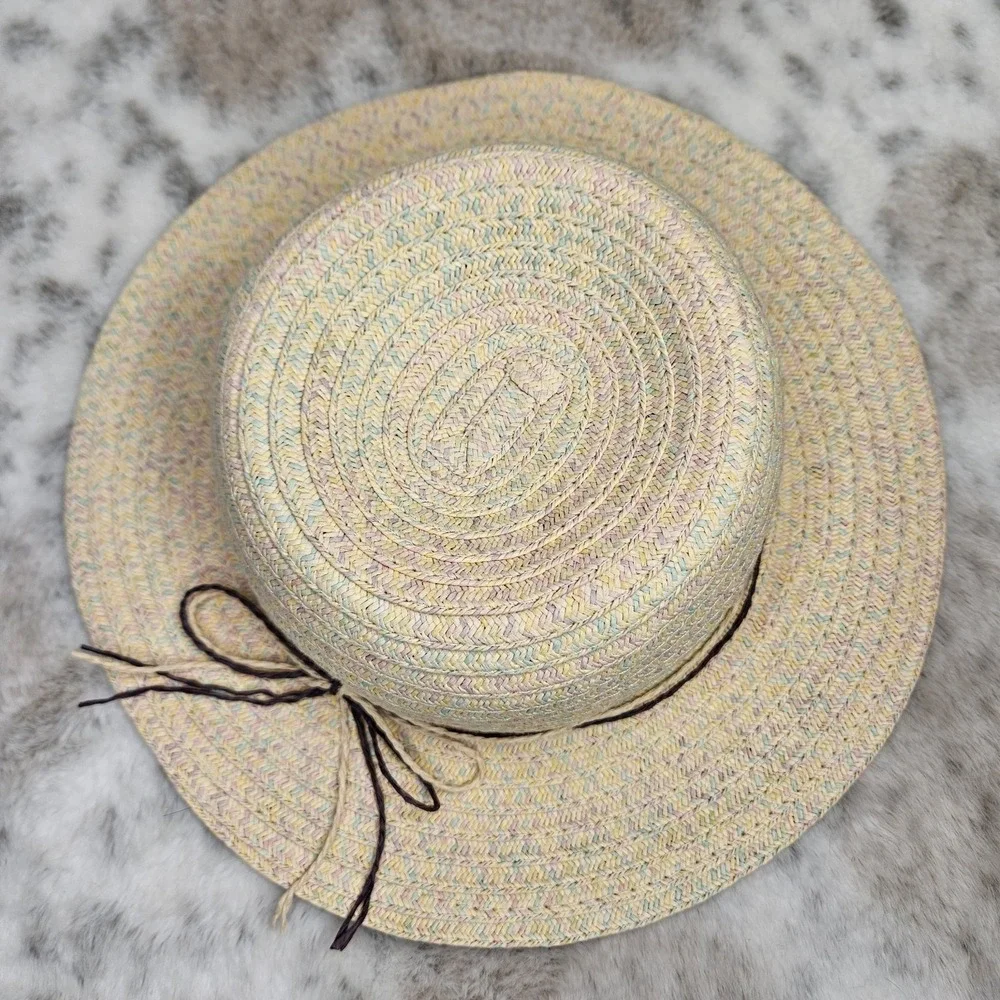 Scala Kids Girl's Sun Panama Hat Youth Size 4-6X (20