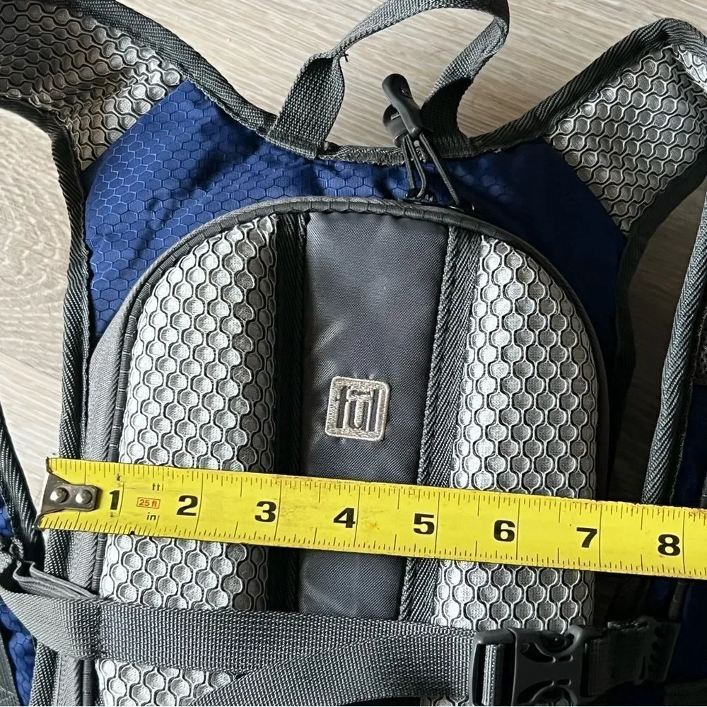 FŪL Day BACKPACK Padded Waterproof Cooler Compartment Multi Pockets Blue