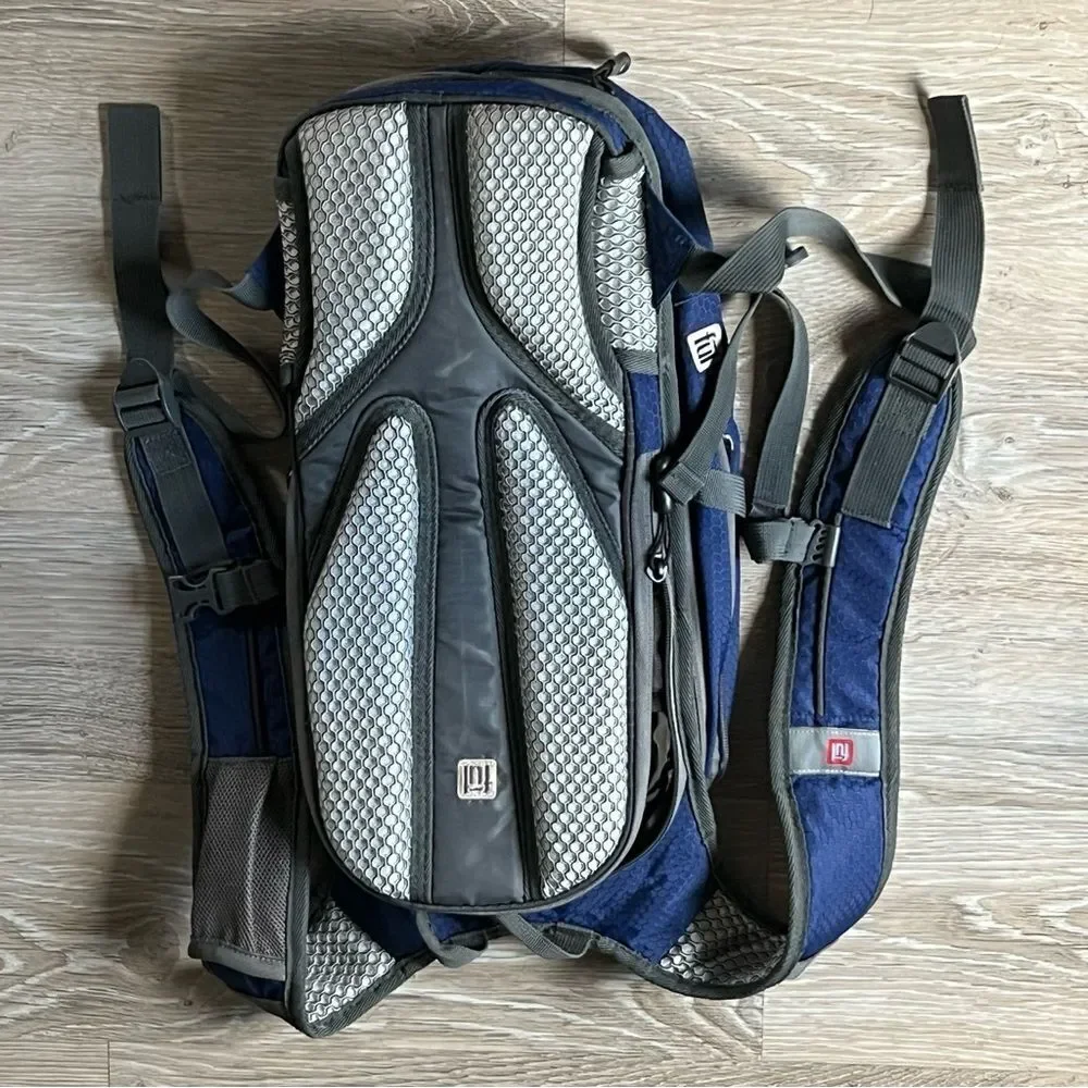 FŪL Day BACKPACK Padded Waterproof Cooler Compartment Multi Pockets Blue